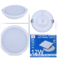 12w Led Panel Light Rd Cw - Aluminium, Round Shape, Cool White Color, 220-240v, 50hz, >1200 Lm Output | Ideal For Home, Office, And Shop Use