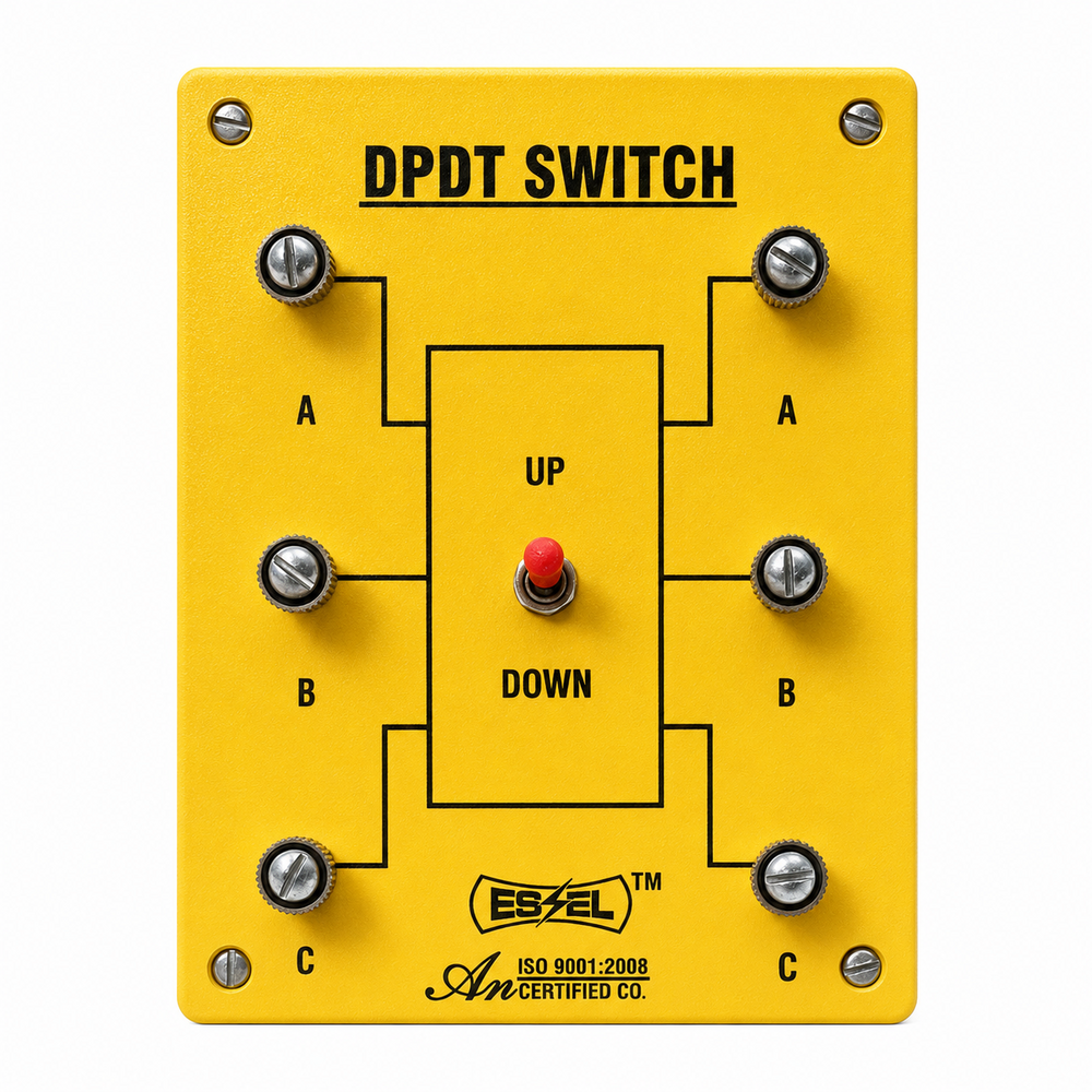 Double Pole Double Throw Dpdt - Size: 4*5*2 Inches