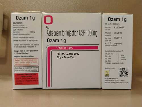 Aztreonam Injection - Physical Form: Liquid