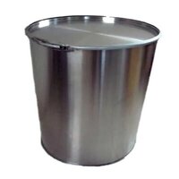 Stainless Steel Storage Drums - Color: Silver