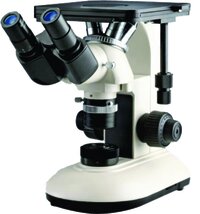 Inverted Binocular Metallurgical Microscope - Wf10x22mm Eyepiece, Cross Reticule And Infinity Long Working Distance | High Resolution, Mechanical Stage, Polarizing And Dic Attachments