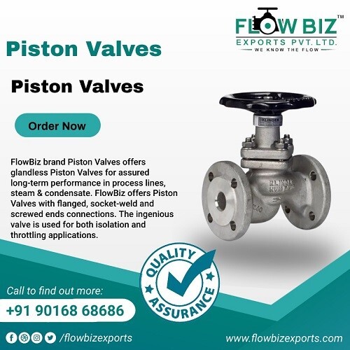 Industrial Piston Valve Supplier Surat Gujarat