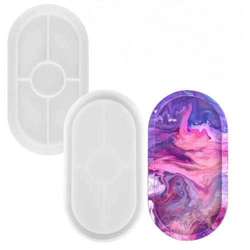 White Silicone Capsule Tray Mold For Resin Art