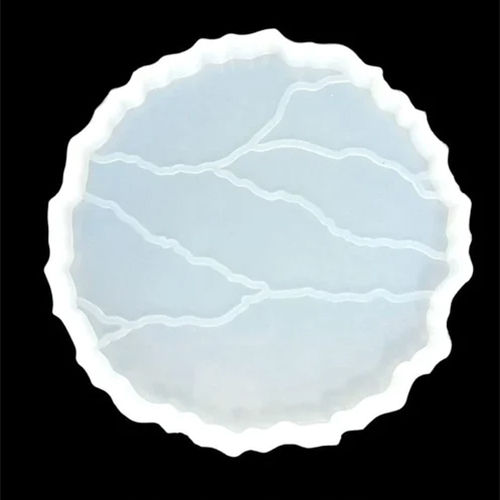 White Crack Coaster Mold For Resin Art