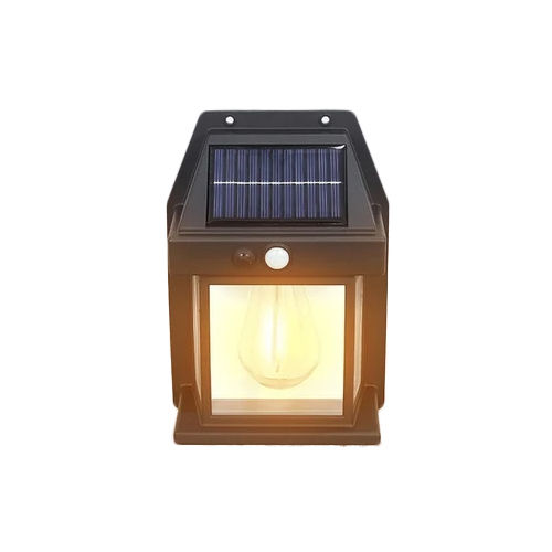 Black Solar Wall Light Lamp