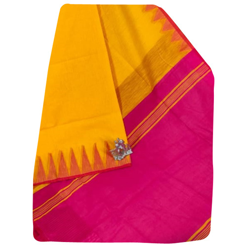 Handloom  Silk Saree With Blouse