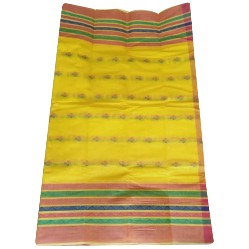 Pure Cotton Fabric Handloom Tant Saree