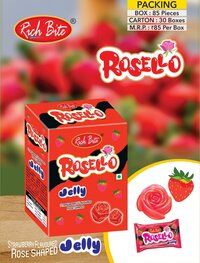 Rosello Strawberry Flavoured Rose Shaped Jelly