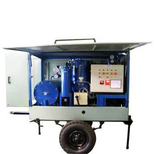 Nas Hydraulic Oil Filtration Machine - Blue, Various Sizes Available | Industrial Use, Warranty Included