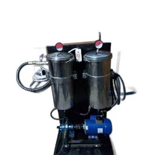 Silver Hydraulic Oil Filter Machine