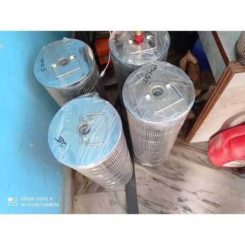 Hydraulic Filter Element - Stainless Steel, Silver Color | Industrial Use, Warranty Included