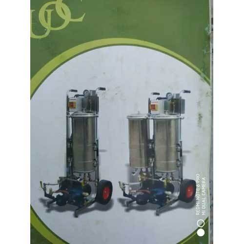 Silver Steel Plants Oil Filtration Machine