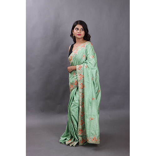 Casual Light Green Fancy Saree