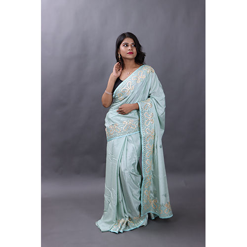 Soft Colors Available Party Wear Saree