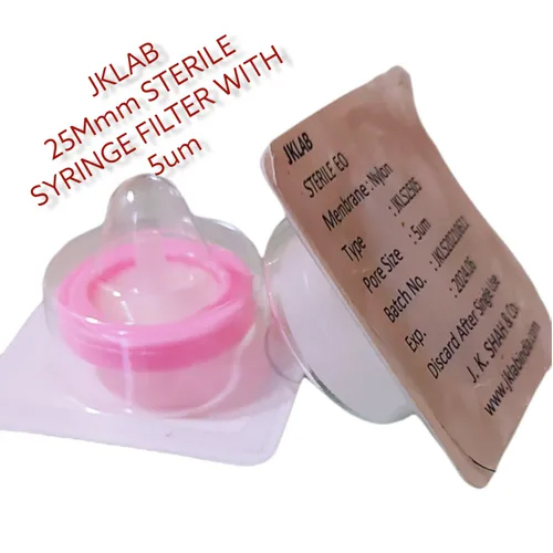 Nylon Sterile 25mm Syringe Filter With 5um