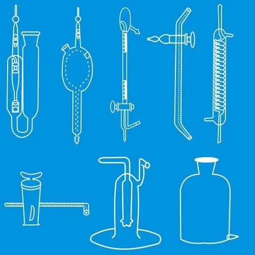 Glass Parts For The Carbon Sulphur Apparatus