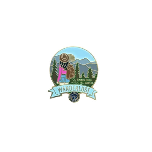 LADY CIRCEL LAPEL PIN