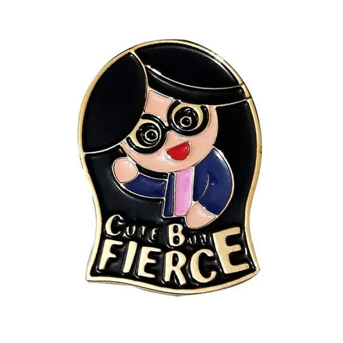 Customize Cute Girl Lapel Pin