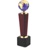 Rectangular Base Corporate Award - Shape: Round