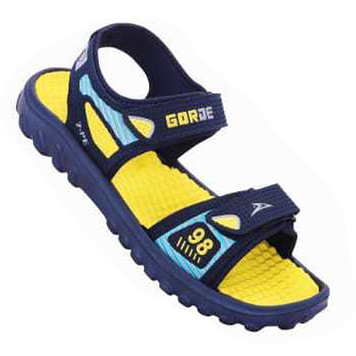 KGF-03 Navy And Yellow Sandal