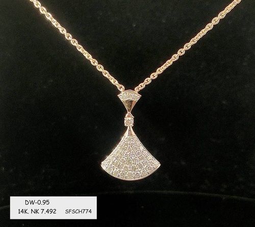 Diamond Pendant Set