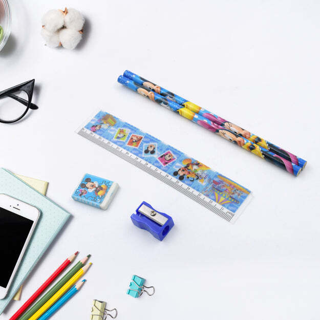 MIX DESIGN CARTOON WOODEN PENCIL SET