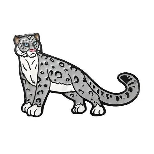 Snow Leopard Lapel Pin