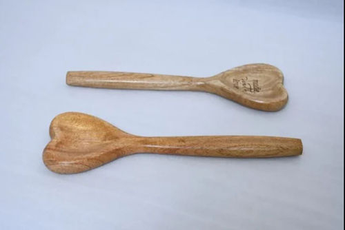 WOODEN SERVING SPOON 16