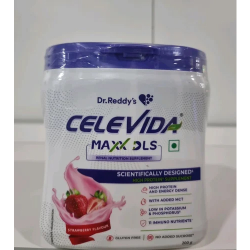 CELEVIDA MAXX DLS-STRAWBERRY POWDER