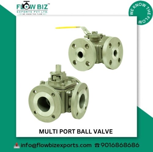 Precision Engineered Multi Port Ball Valve Manufacturer in Surat