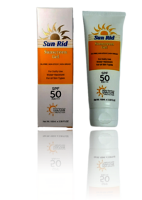Sunscreen Gel - Spf 50, 100 Ml Volume, Suitable For All Ages - External Use, Physician-directed Application And Dosage