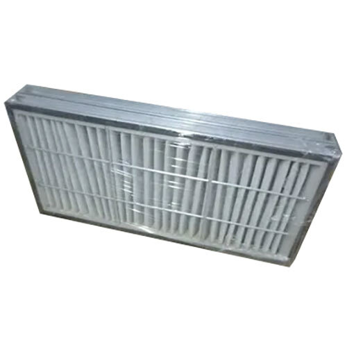 Flange Types Refill Filter - Aluminum, 610x610x50 mm, Silver Color | High-Quality Filter Felt, Ideal for Industrial & Commercial Air Filtration