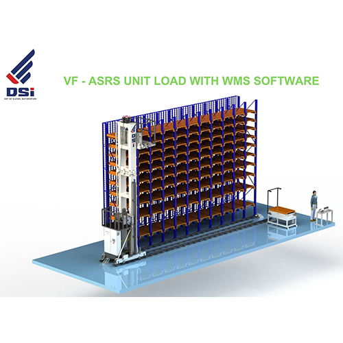 Automated Storage and Retrieval System Unit Load With WMS Software