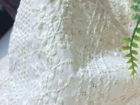 Cotton Thread Embroidery Fabric For Wedding Sherwani India - Pattern: Net