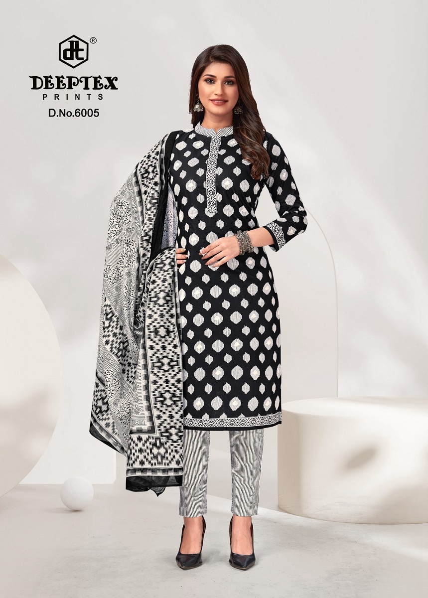 Deeptex Aaliza Vol 6 Black And White
