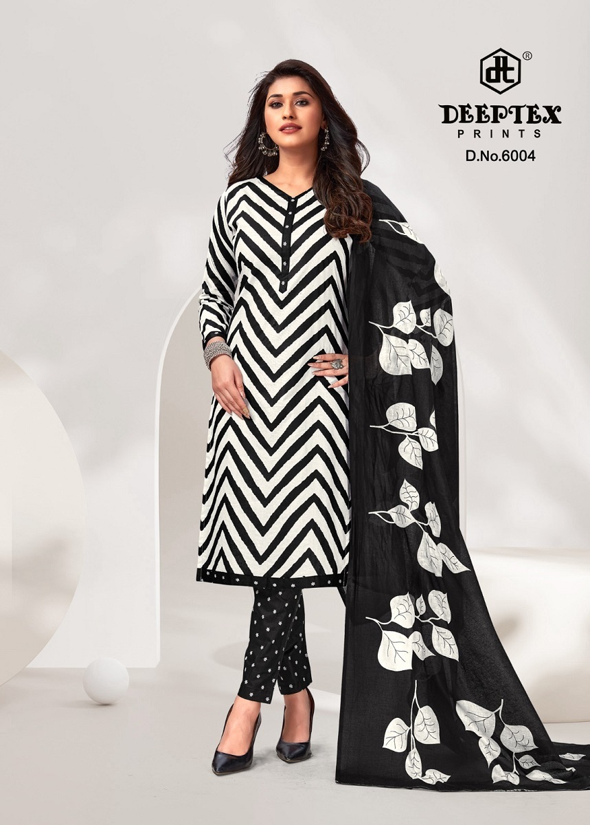 Deeptex Aaliza Vol 6 Black And White