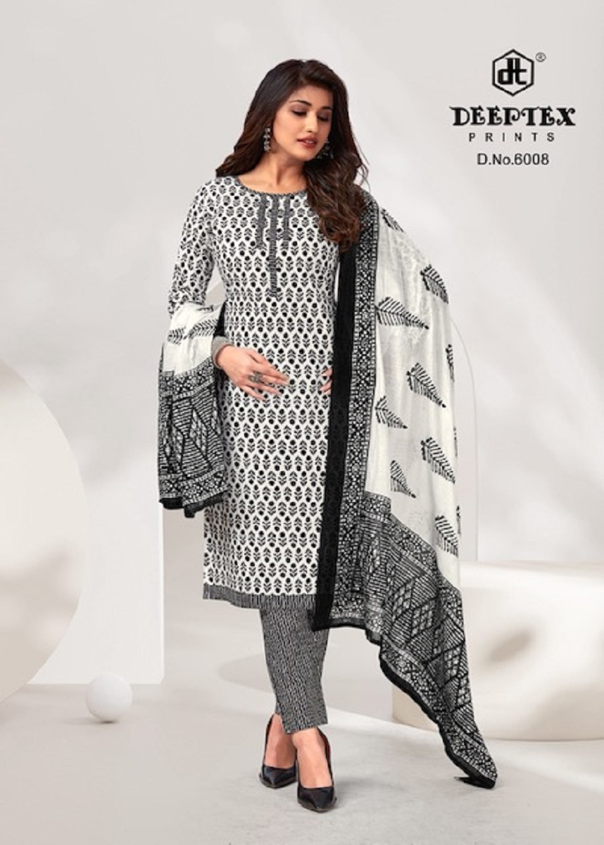 Deeptex Aaliza Vol 6 Black And White