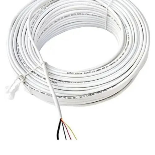 4c X 0.75 Sq White Cable