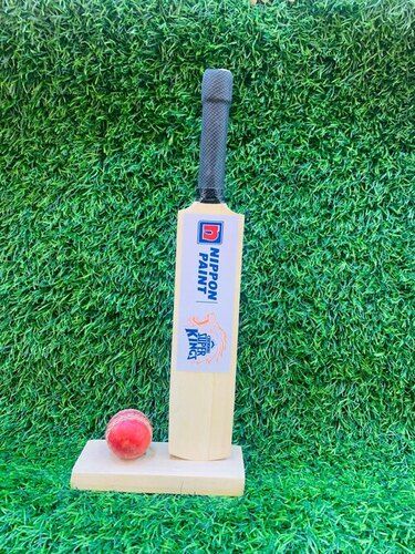 PROMOTIONAL NIPPON PAINT MINIATURE BAT WITH BALL AND BASE
