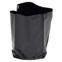 Black Plastic Nursery Plant Bag - Plastic/pvc Material, Customized Sizes, Polished Finish, Available In Various Colors, Suitable For Commercial Use