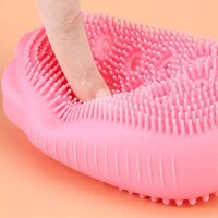 Super Soft Silicone Bath Brush Double-Sided Body Scrubber for Exfoliation