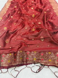 Maroon Cotton Dupattas