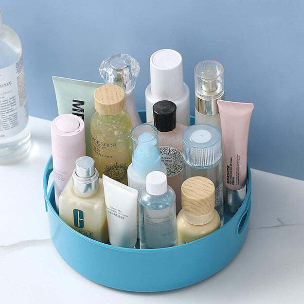 DEGREE ROTATING KITCHEN ORGANIZER TROLLEY FOR STORAGE