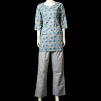 Flower Printed Night Wear