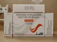 Papaverine Hydrochloride - Drug Type: Injection