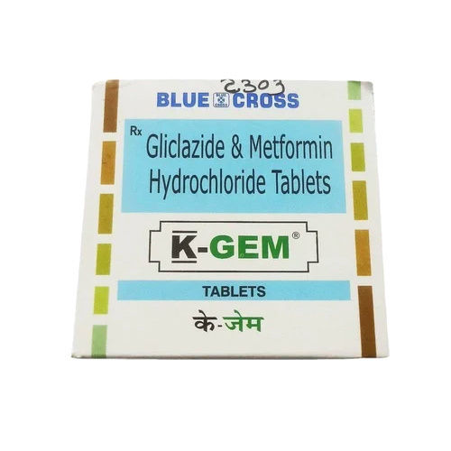 K-Gem Gliclazide Metformin Hydrochloride Tablets General Medicines