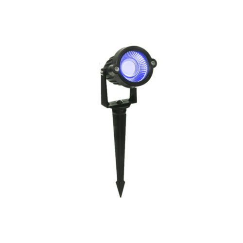 LED Garden Light w Spike - 6W (Blue)