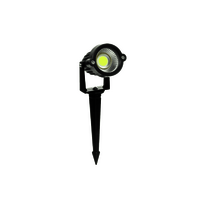 Led Garden Light W Spike - 25w (ww) - Color: Black