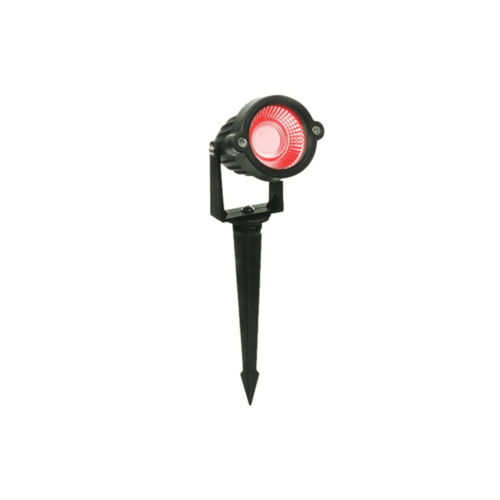 LED Garden Light w Spike - 6W (Red)