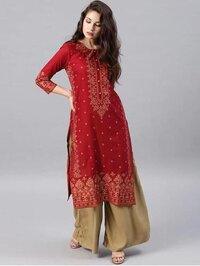 Kurti Plazzo - Bust Size: Free Size
